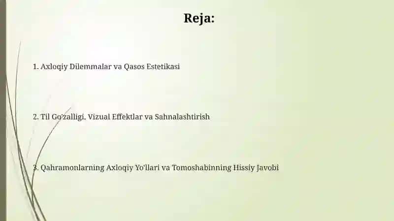Hamletning axloqiy dilemmalari 2