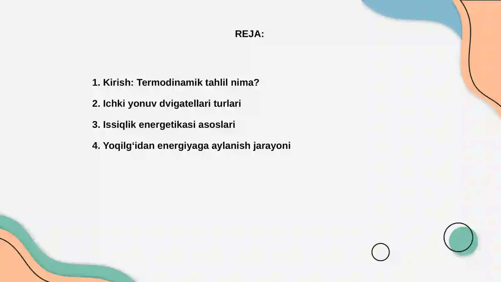 Yengil avtomobil dvigatelining termodinamik tahlili 2