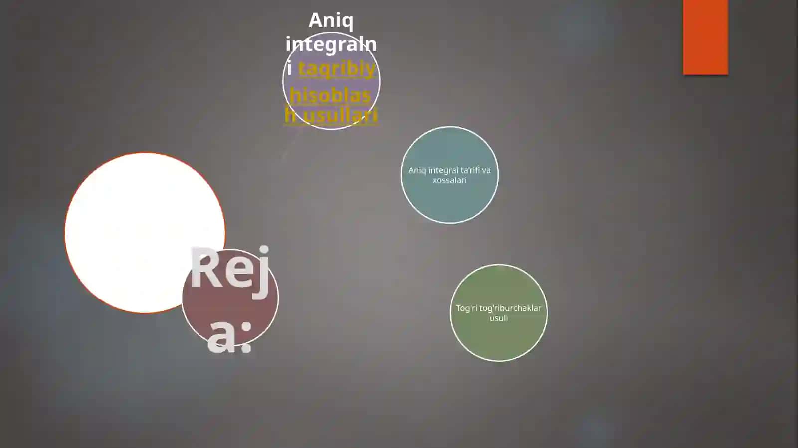 Aniq integralni taqribiy hisoblash usullari 2