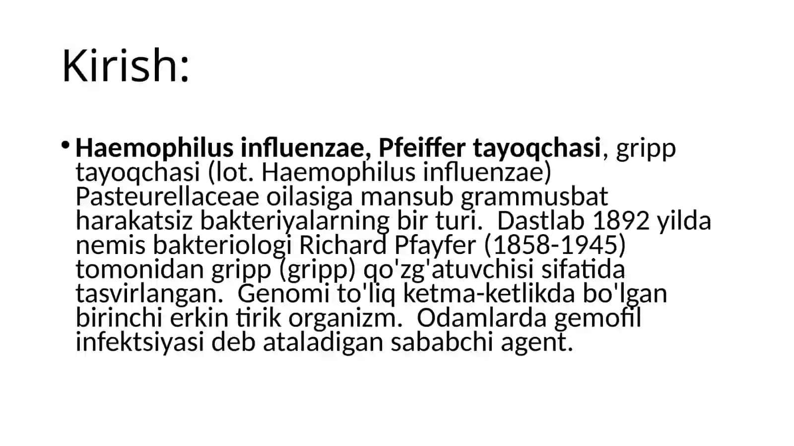 Bronxit kasalligining qo'zg'atuvchilari patogenez va laboratoriya tashhisi 2