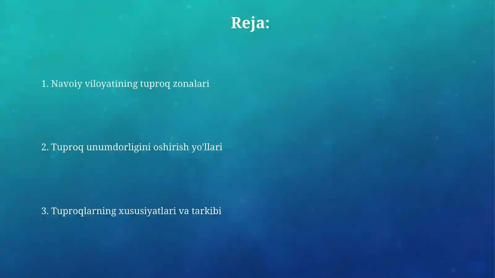 Qumli tuproqlar Navoiy viloyatida 2