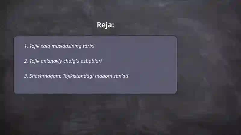Tojik xalq musiqasi 2