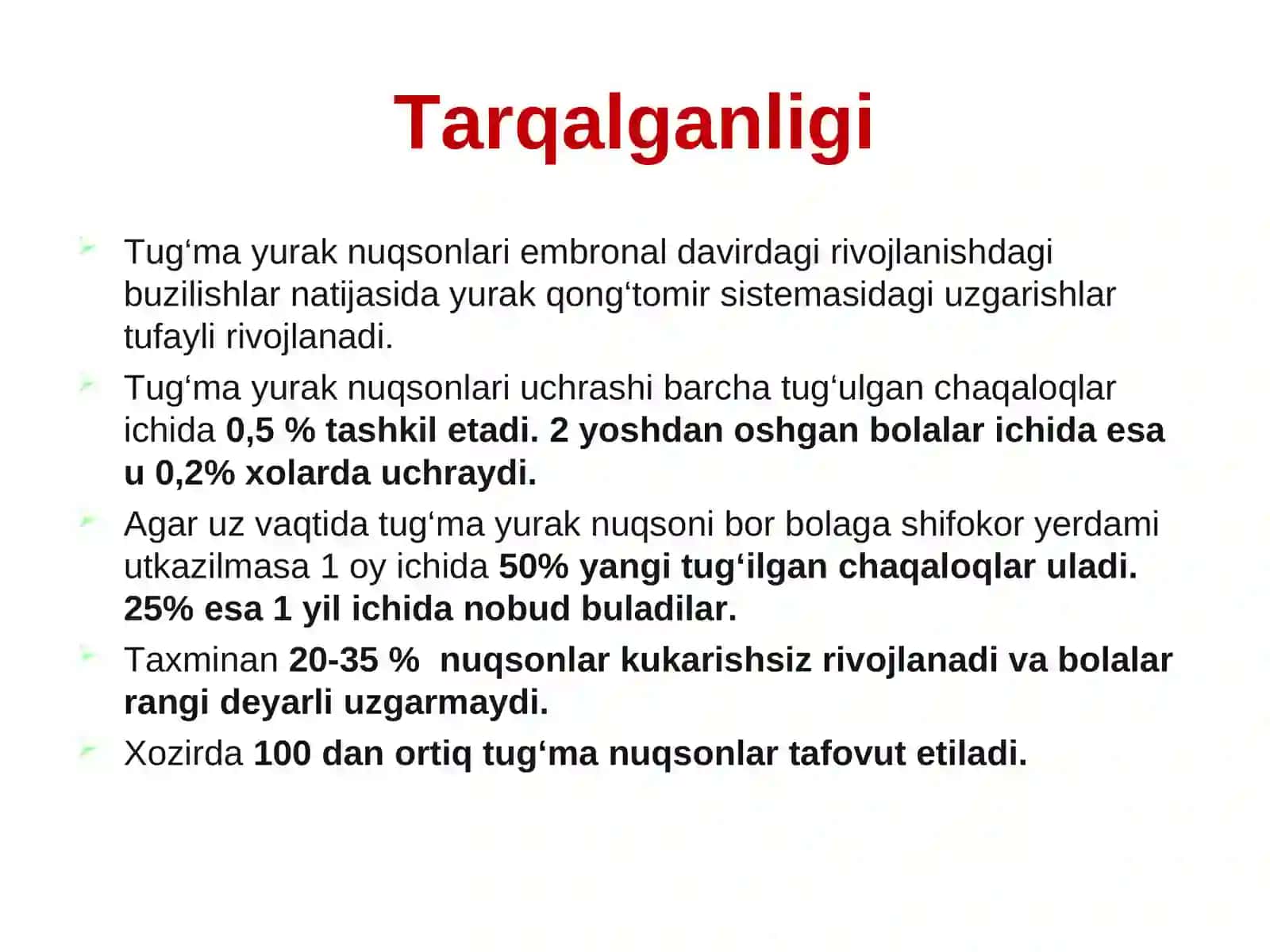 Tug‘mayurak nuqsonlari 2