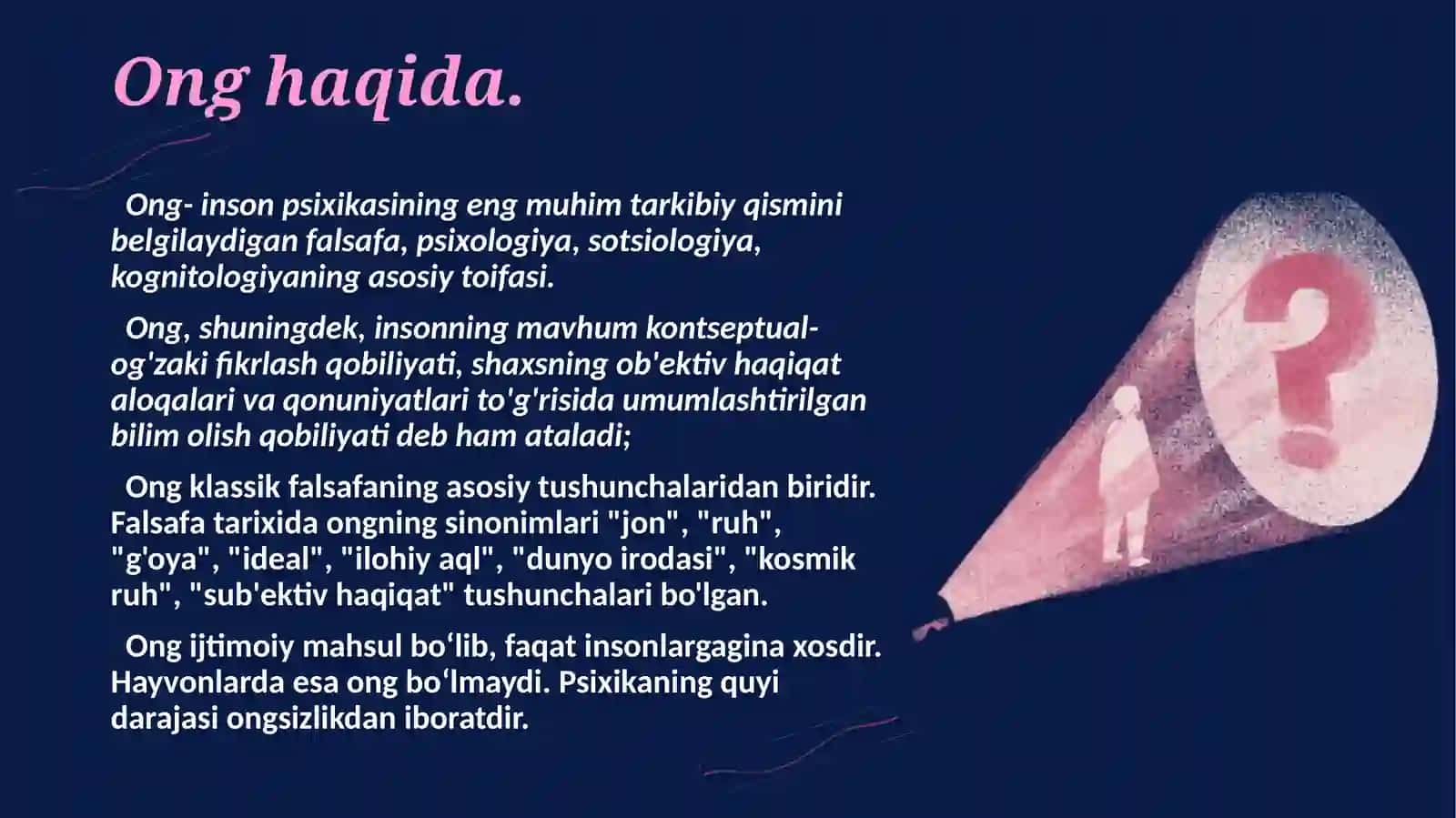 ONG TARAQQIYOTI VA ONGSIZLIK 2