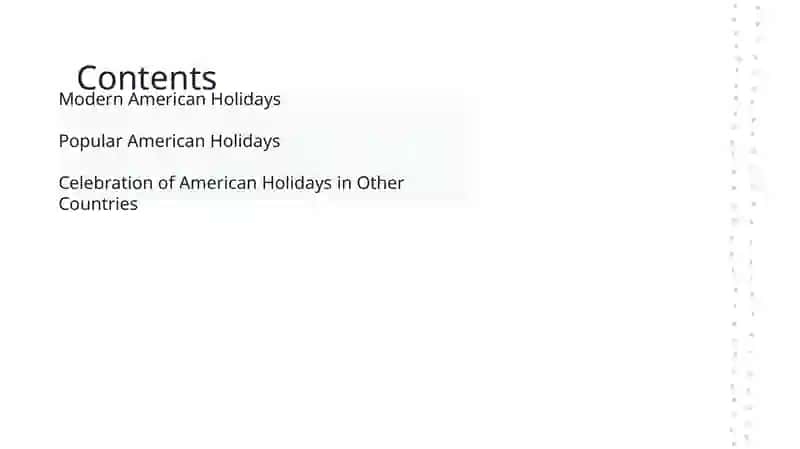 Modern American Holidays 2