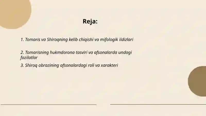 Tomaris va Shiroq haqidagi afsonalar 2