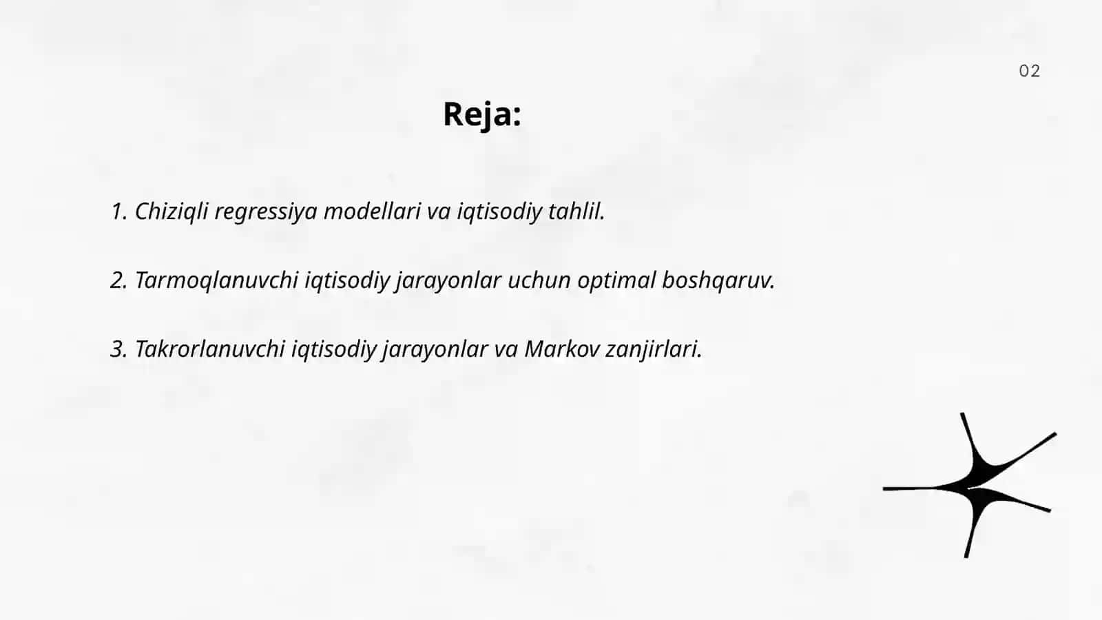 Matematik modellari 2