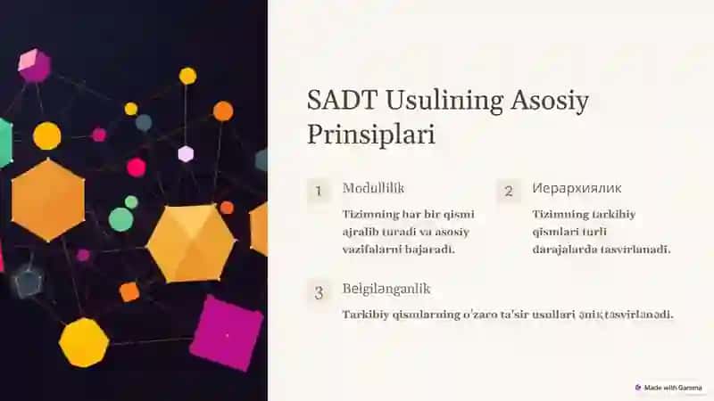 SADT - Strukturaviy Tahlil va Loyihalash Usuli 2