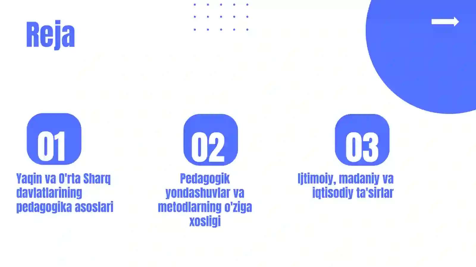 Yaqin va O'rta Sharq davlatlarining pedagogika asoslari 2