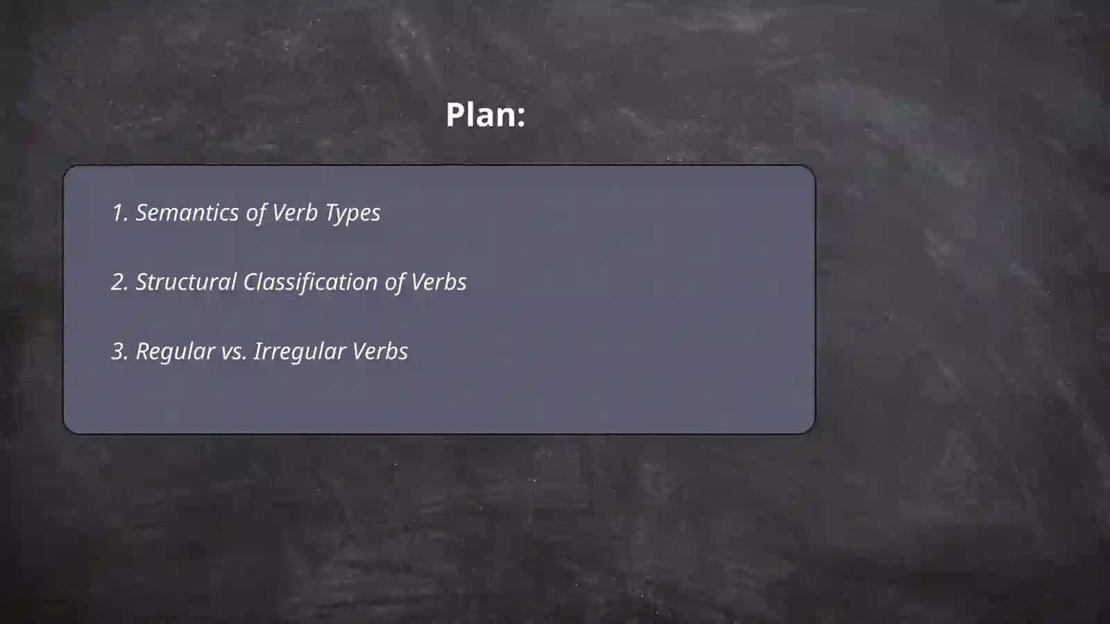 Grammatika: Fi'l va raqamlarning grammatik xususiyatlariga tajriba 2