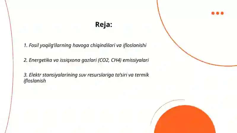 Energetikaning atrof-muhitga ta’siri 2