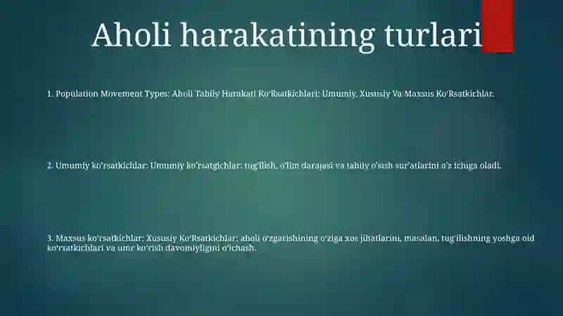 Aholi Tabiiy Harakati Ko‘Rsatkichlari 2