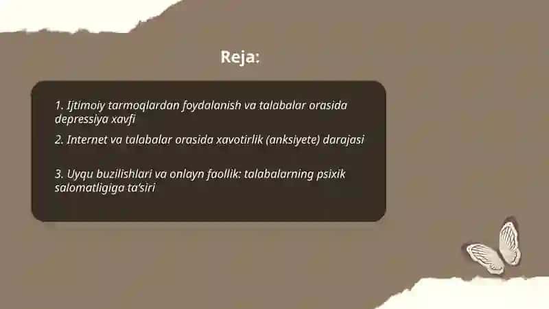 Internet va ijtimoiy tarmoqlarning talabalarning psixik salomatligiga taʼsiri 2