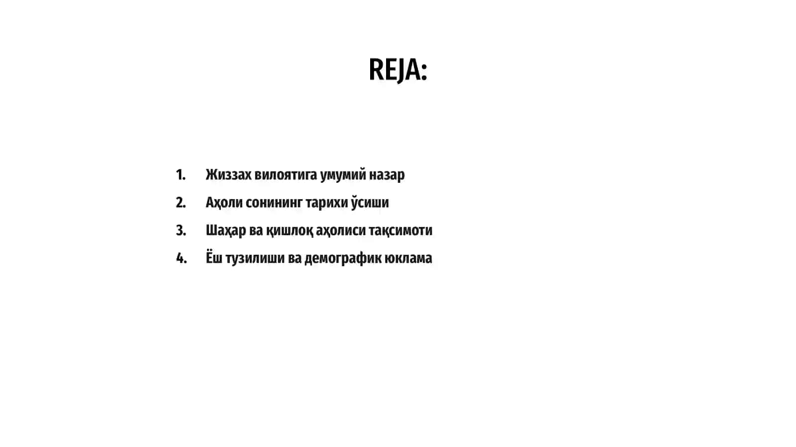 Жиззах вилояти демографияси 2