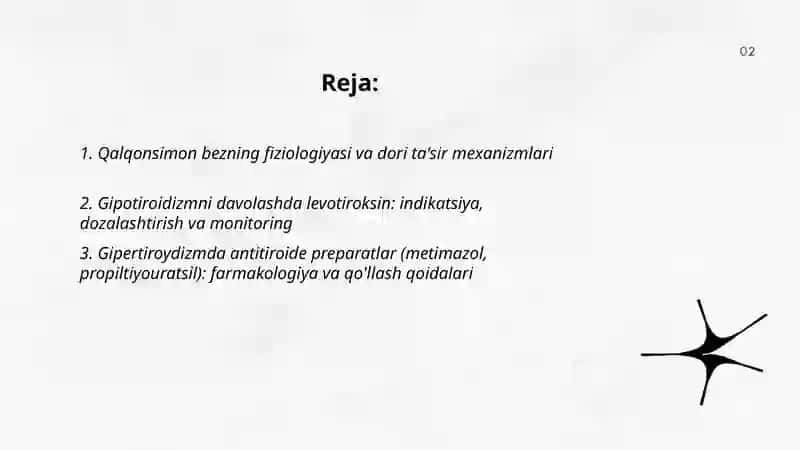 Qalqonsimon bez faoliyatiga ta’sir etuvchi dori vositalarini ratsional qo‘llashga klinik-farmakologik yondoshuv 2
