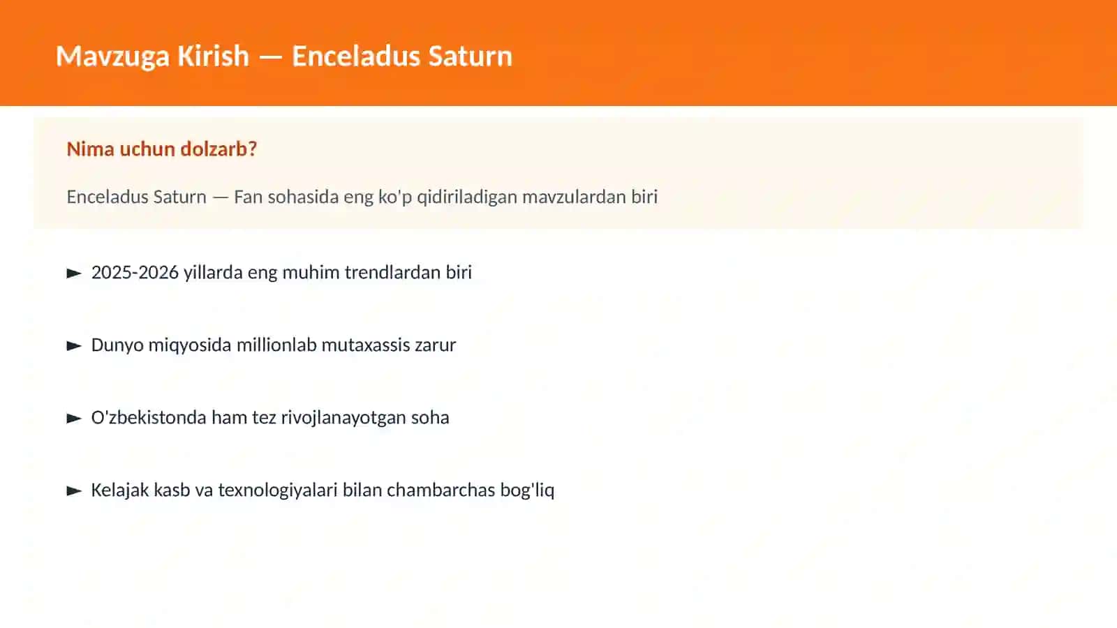 KOSMOSNI TADQIQ 2