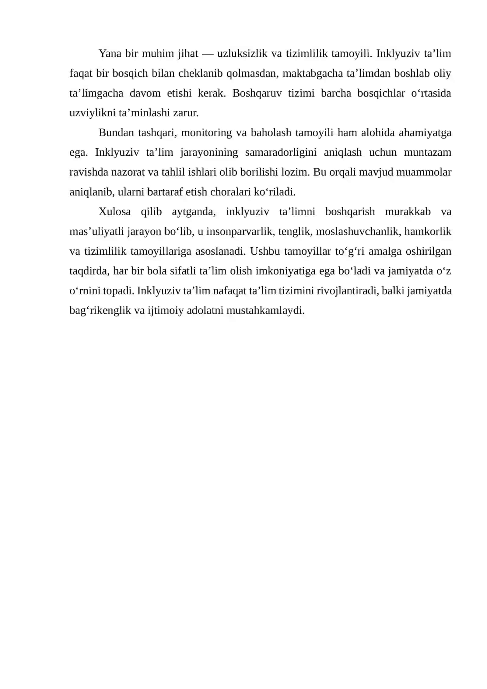 Inklyuziv ta’limni boshqarish tamoyillari 2