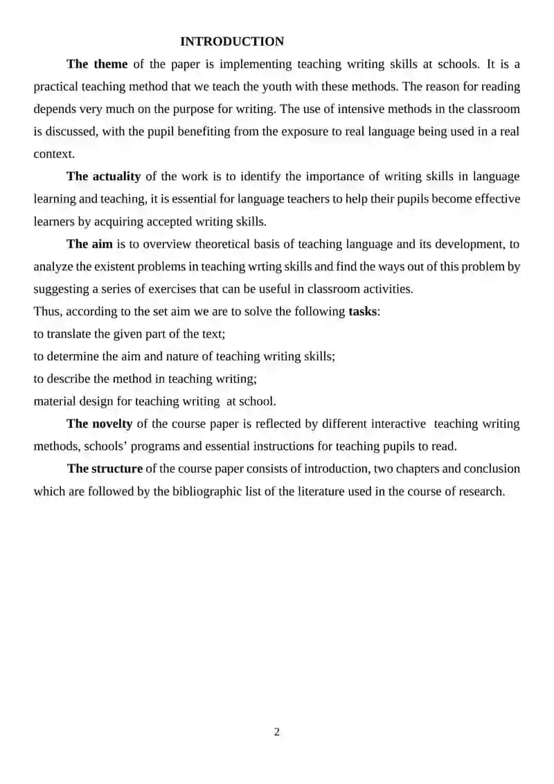 Effective ways of teaching writing in EFL classes 2