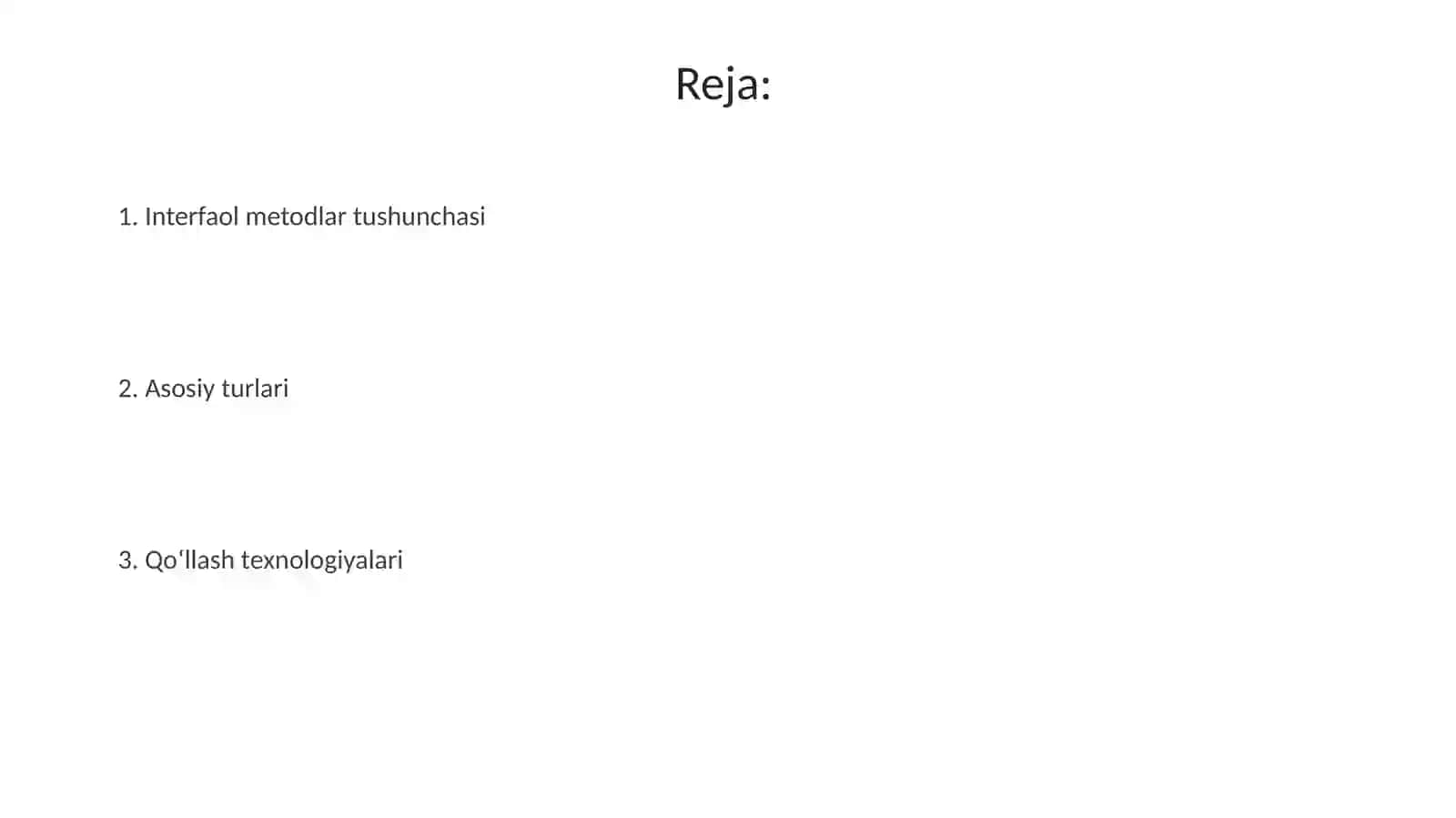 Taʼlimdainterfaolmetodlarniqollashtexnalogiyalari 2