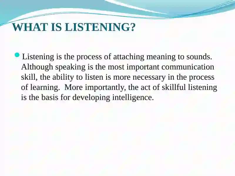 Listening Skills Development 2