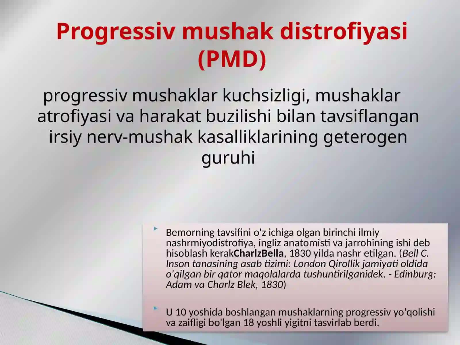 PROGRESSIV MUSUKLAR DISTROFIYASI 2