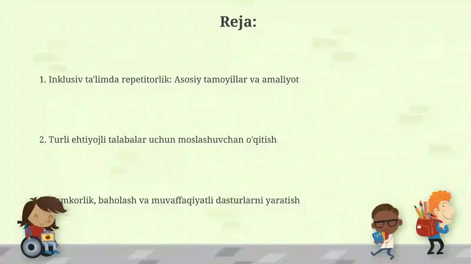 Inklusiv ta'lim amaliyoti 2