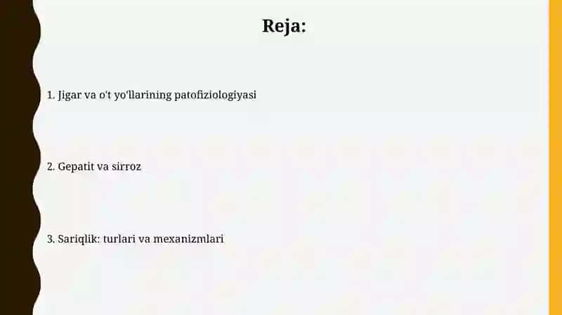 Jigar va o't yo'llari patafizialogiyasi 2