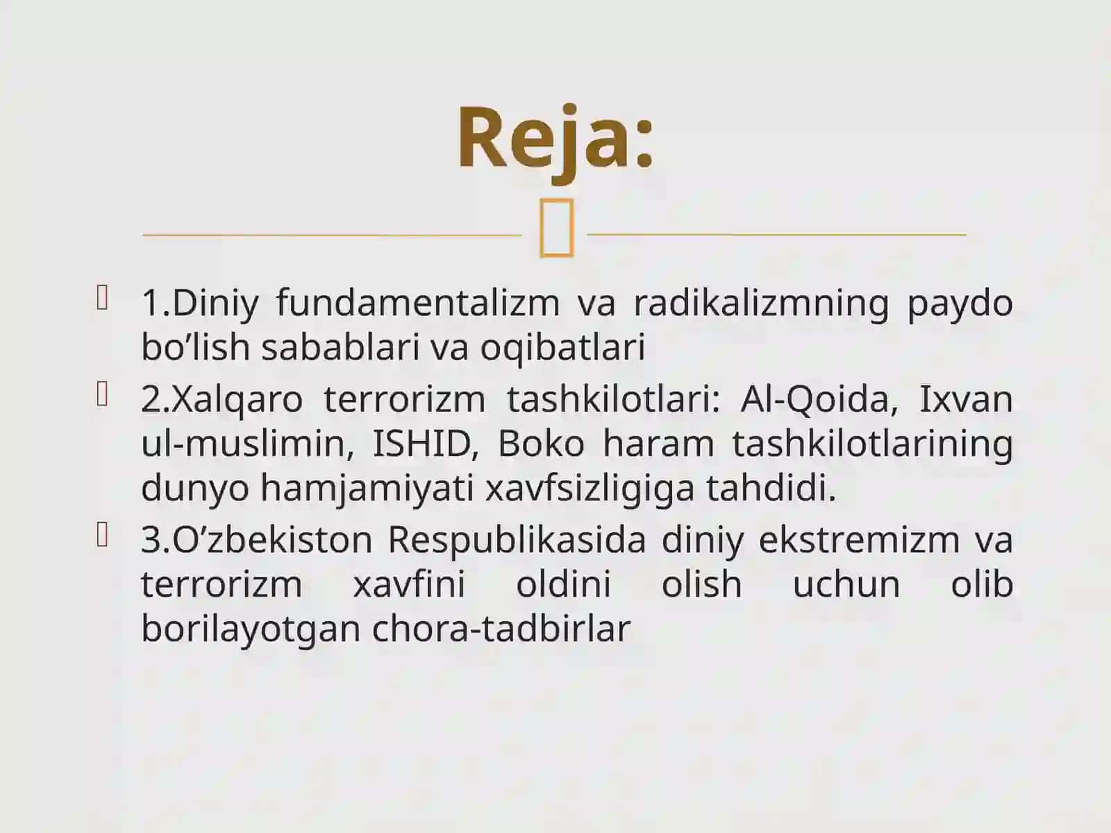 Radikalizm va terrorizmning tarixi 2