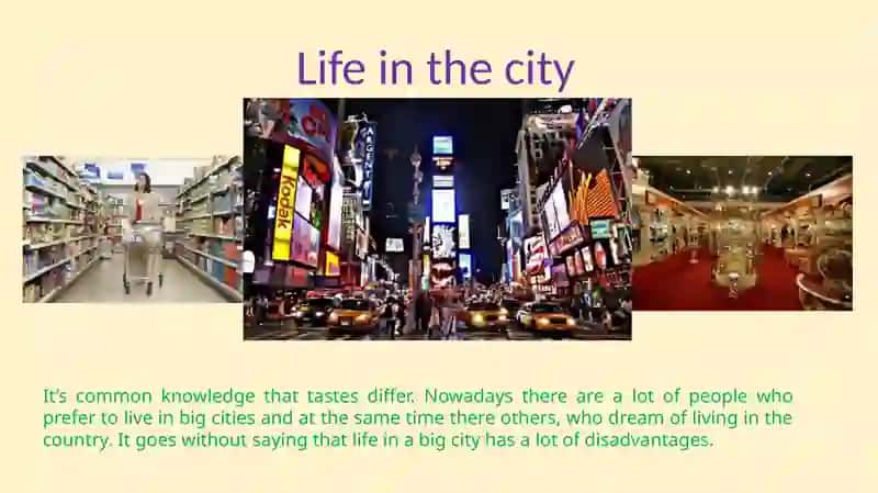 Problems of big city life 2