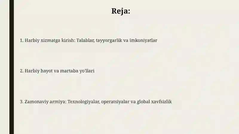Harbiy tarix va rivojlanish 2