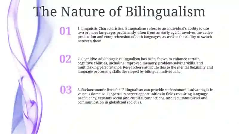 The Nature of Bilingualism 2