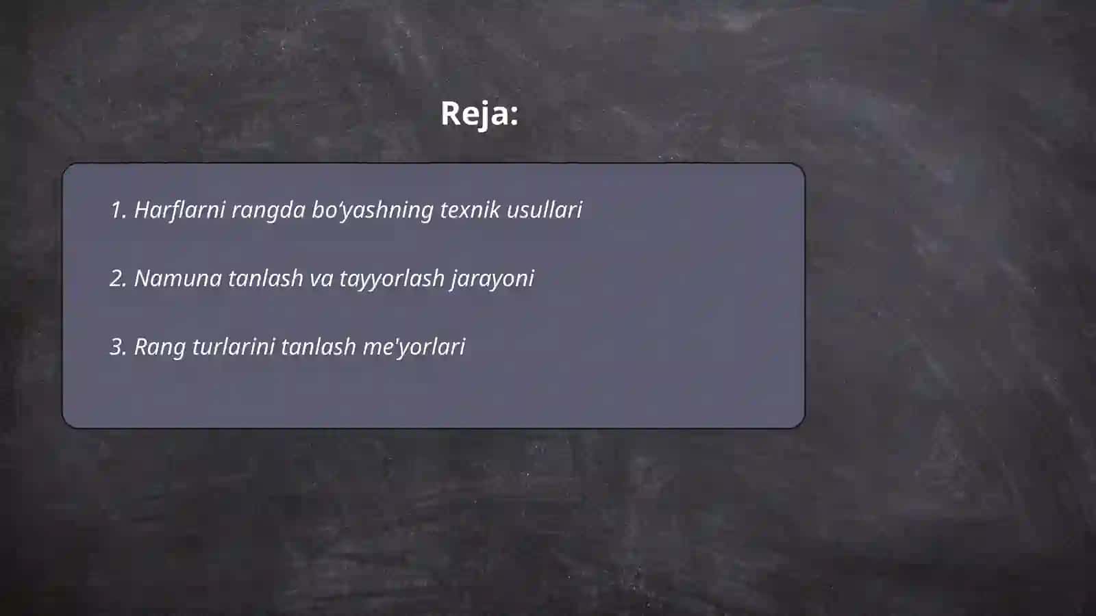 Harflarni rangda boʻyash 2