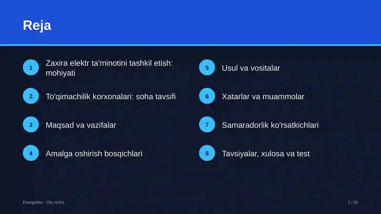 to'qimachilik korxonalarida zaxira elektr ta'minotini tashkil etish 7066 2