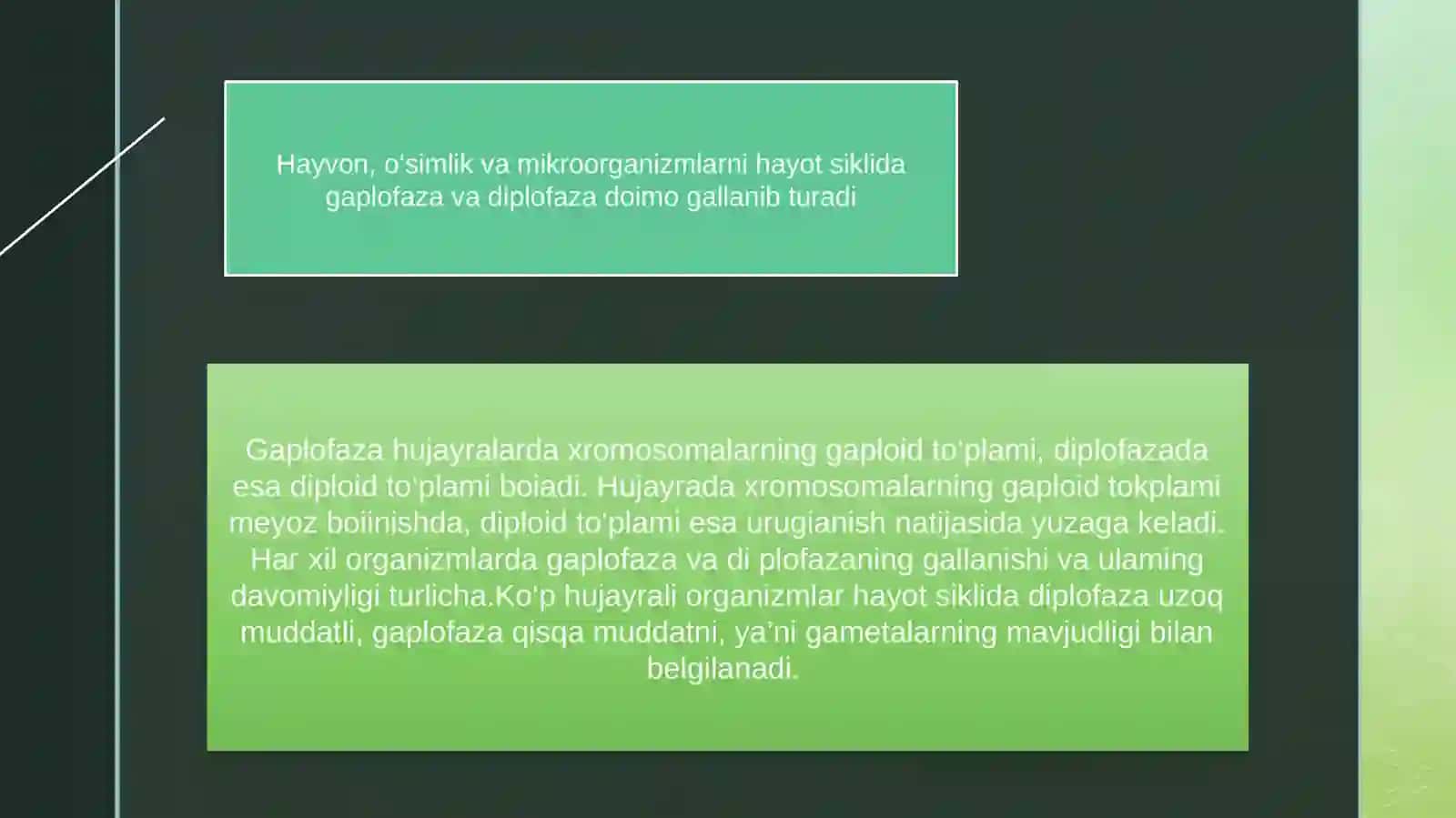 O’simlik va hayvonlarda nasillarning gallanishi 2