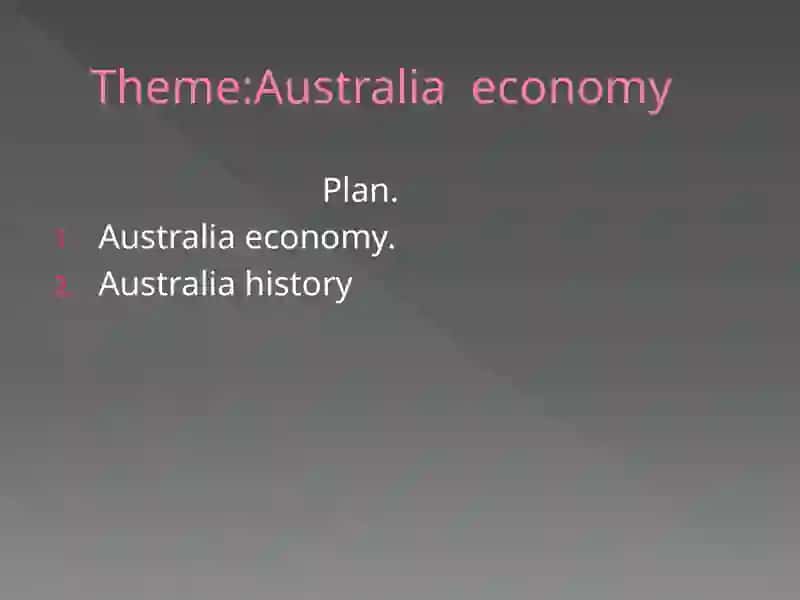 Australia Economy 2