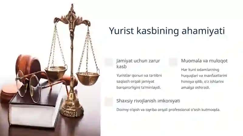 Men yoqtirgan kasb vakillarining faoliyati Yuristlar 2