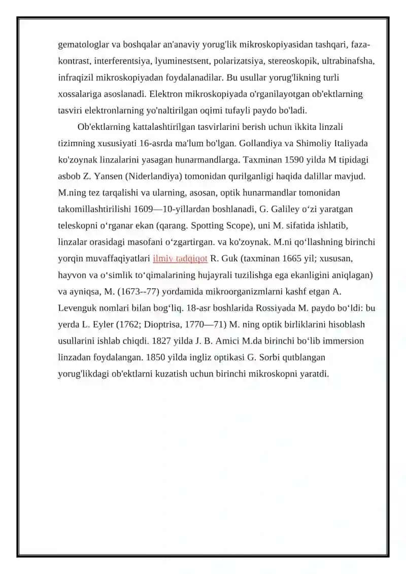 MIKROSKOPIYA USULLAR 2
