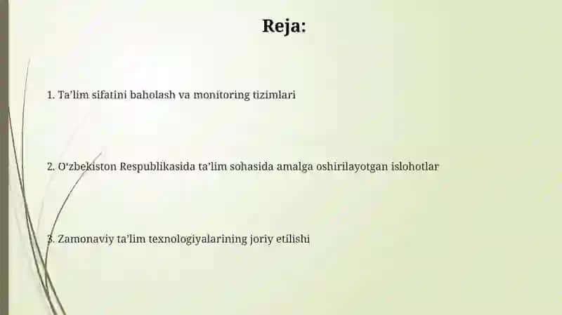 Davlat ta'lim standartlarining takomillashuvi 2