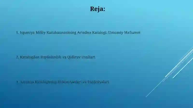 Ispaniya Milliy Kutubxonasining Ariadna Katalogi 2