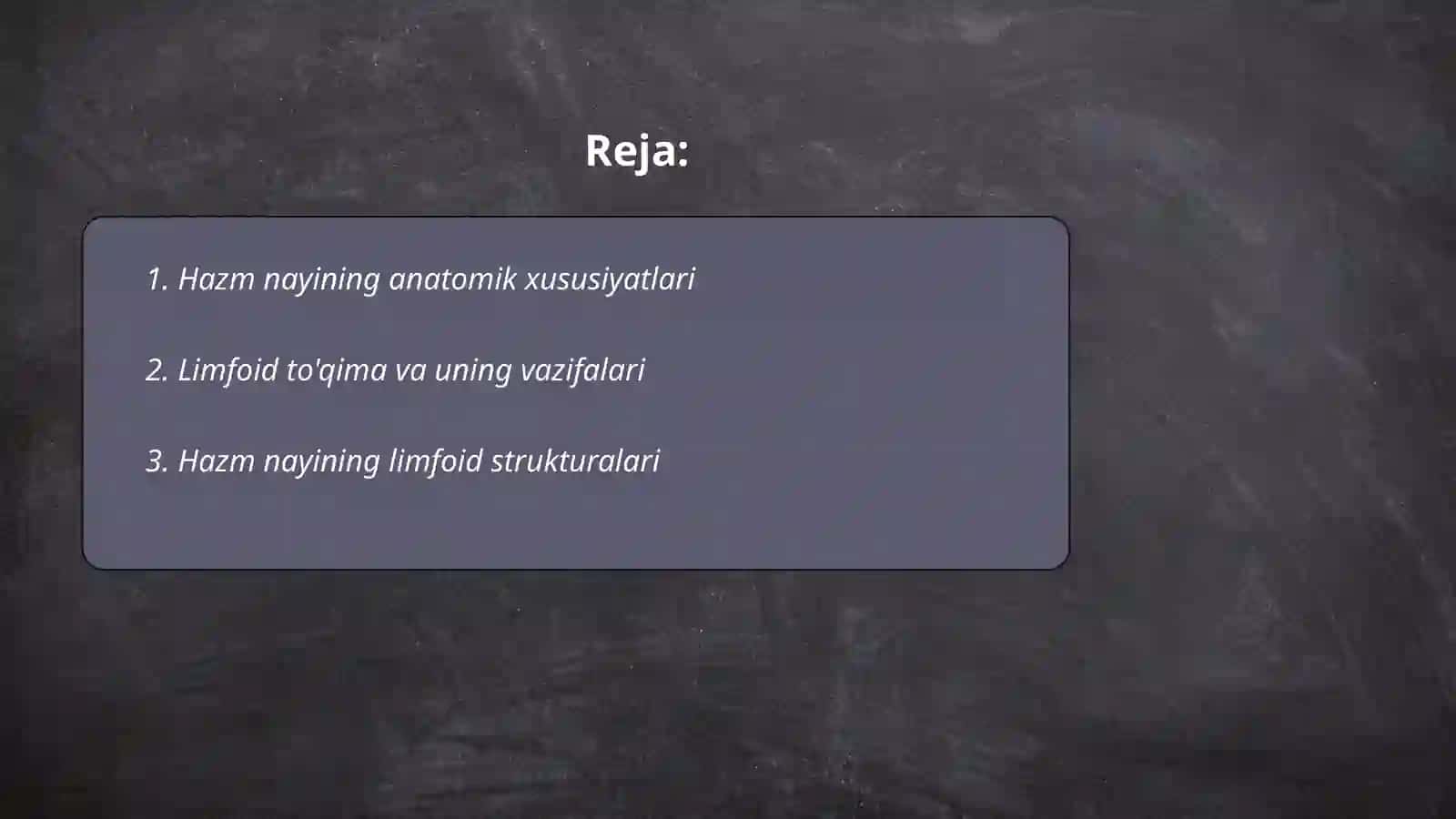 Hazm nayining limfoid tuzilmalari 2
