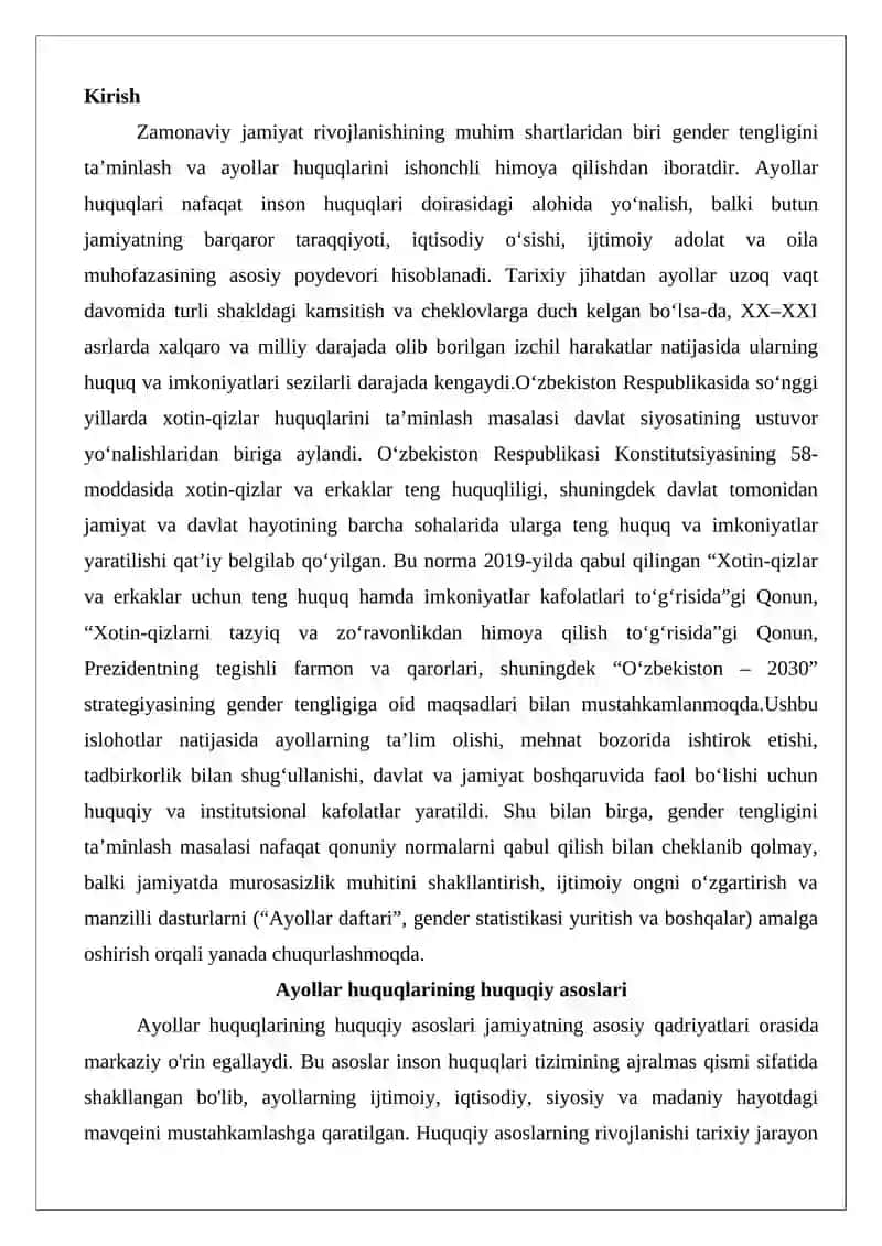 Ayollar huquqini ta’minlashning kafolatlari 2
