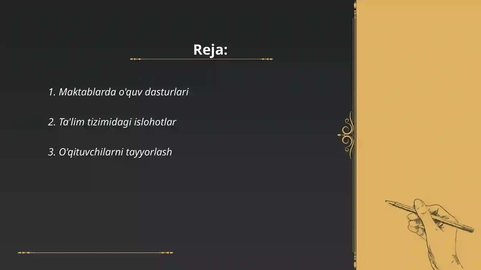 Maktablarda o'quv dasturlari 2