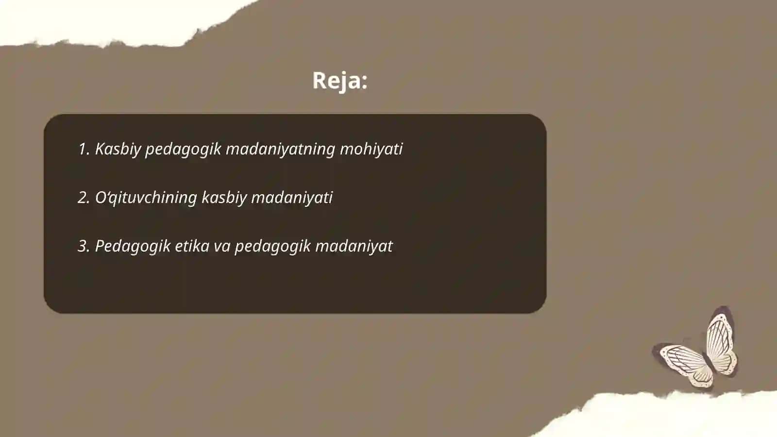 Kasbiy pedagogik madaniyat 2