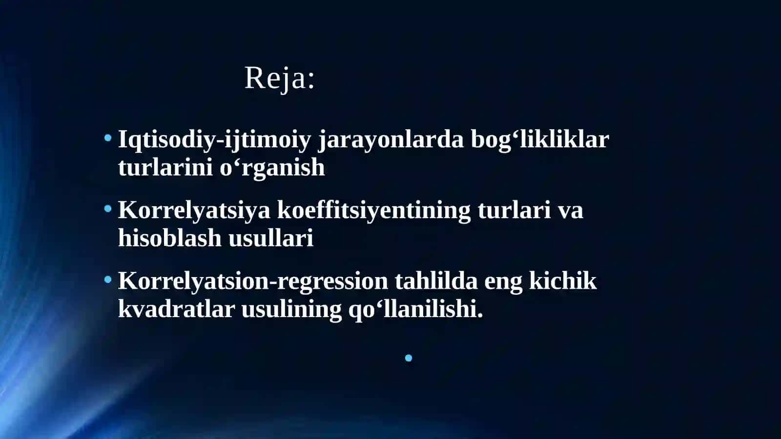 JUFT KORRELYATSION TAHLIL 2