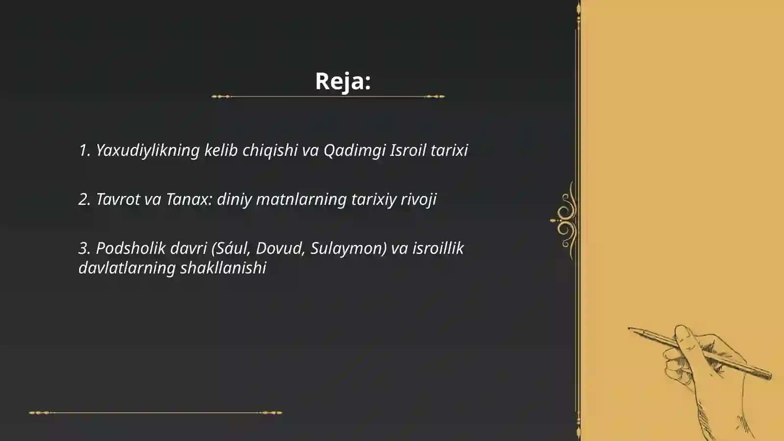 Yaxudiylik Tarixi 2
