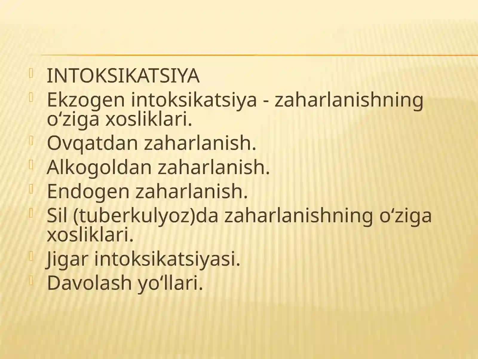 EKZOGEN VA ENDOGEN ZAHARLANISH 2
