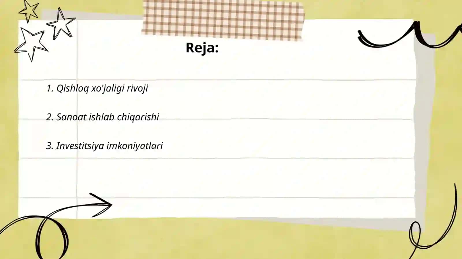 Qishloq xo'jaligi rivoji 2