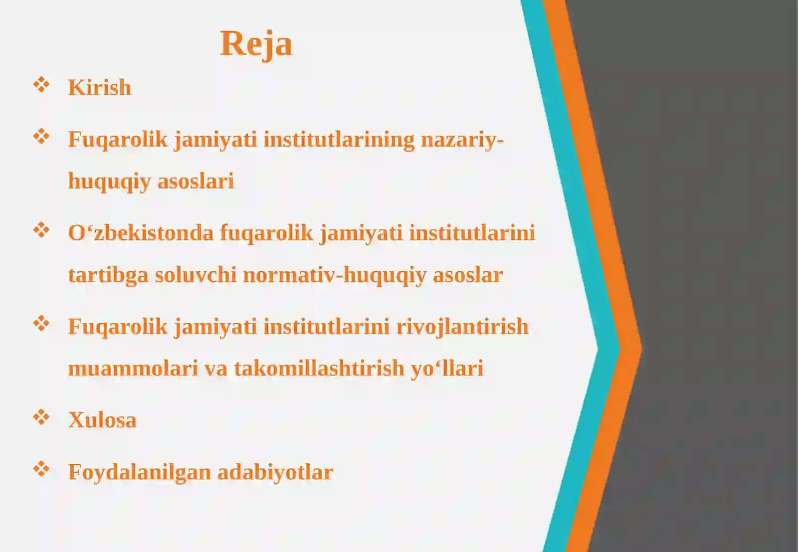 Fuqarolik jamiyati institutlari 2