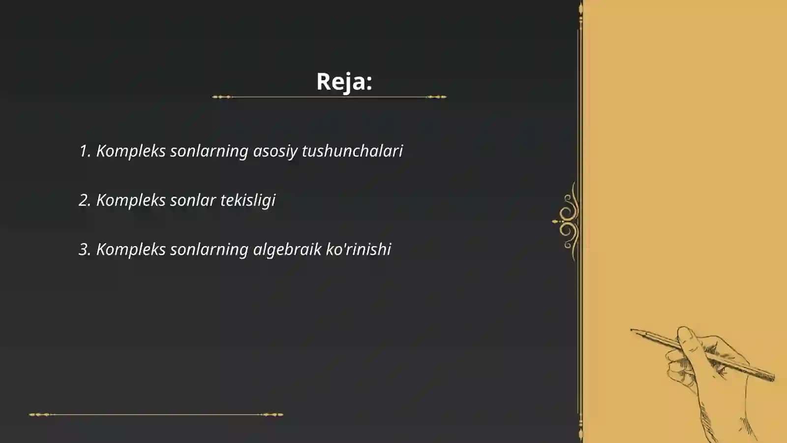 Kompleks metod haqida ma'lumot 2