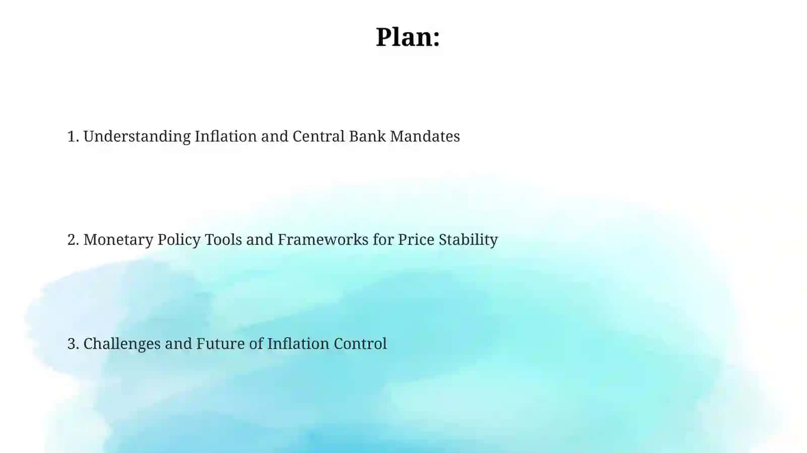 Inflation Control: Analysis of Central Bank's Monetary Policy and Price Stability 2